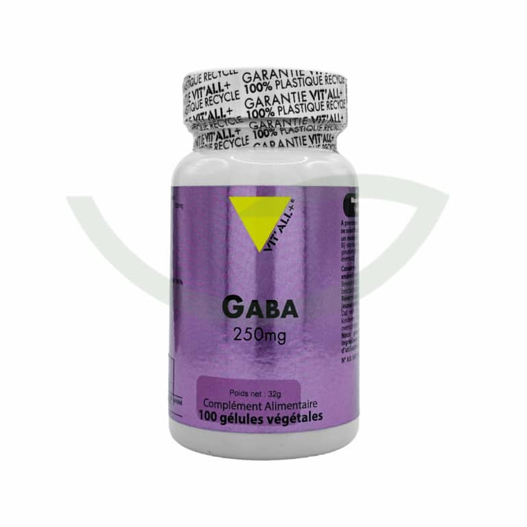 Gaba 100 gélules 250mg Vit'All+ sommeil Maroc