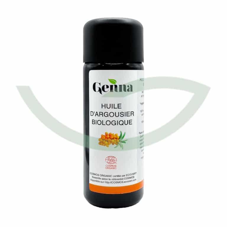Huile Végétale d’Argousier Bio 50ml Genna Calmant Maroc Huile Végétale d’Argousier Bio 50ml Genna Calmant Maroc
