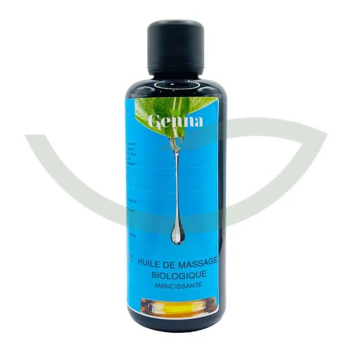 Huile De Massage Amincissante Bio 100ml Genna Calmant Maroc