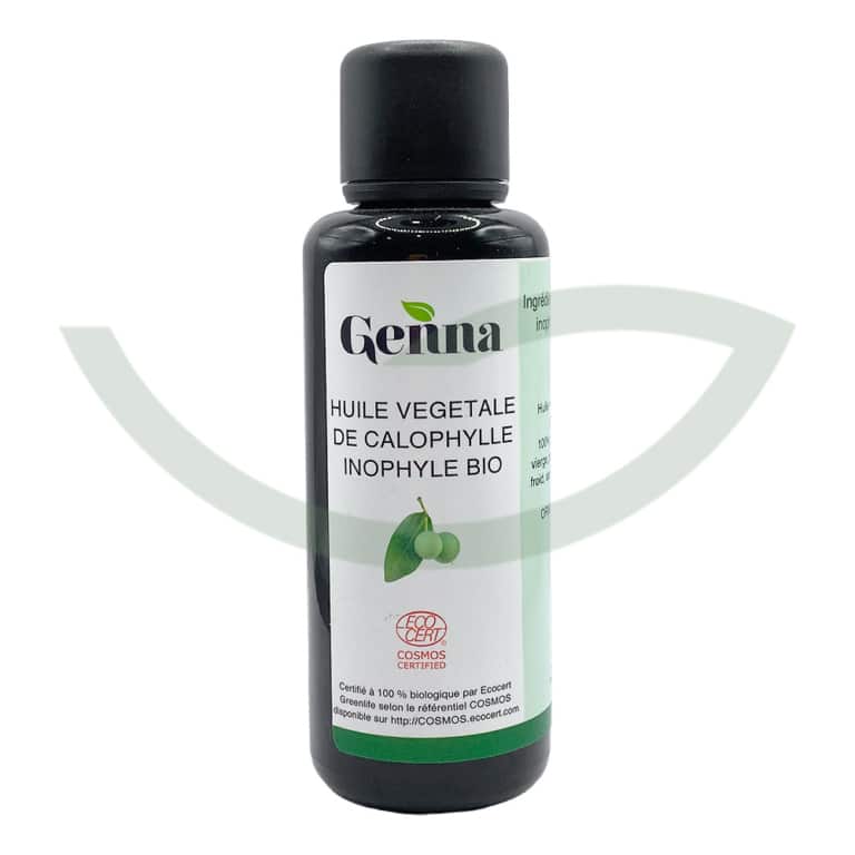 Huile Végétale Calophylle Inophyle Bio 50ml Genna Calmant Maroc