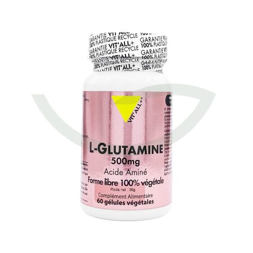 L-glutamine 60 gélules Vitall Complément alimentaire Maroc