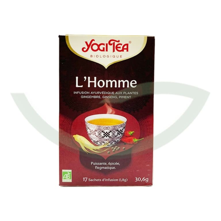L'Homme 17 Sachets Yogi Tea infusion bio Maroc