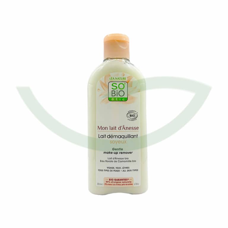 Lait démaquillant Soyeux Lait d'Anesse 200ml So Bio Soin Maroc Lait démaquillant Soyeux Lait d'Anesse 200ml So Bio Soin Maroc
