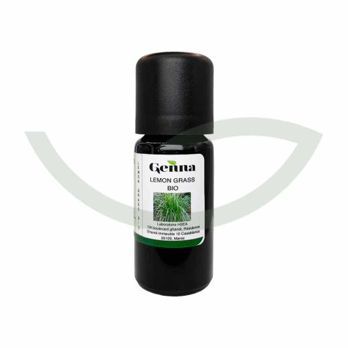Huile Essentielle Lemon Grass Bio 10ml Genna Digestion Maroc