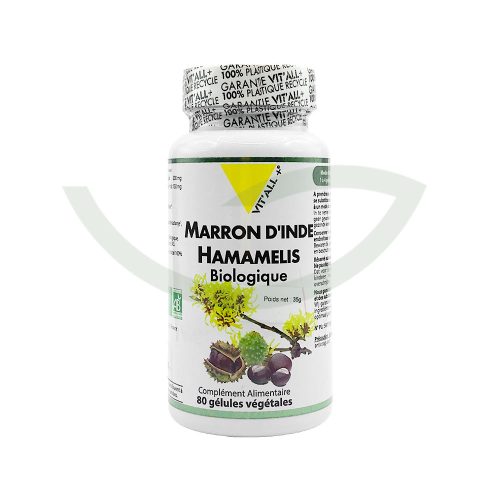Marron d'inde hamamélis 80 gélules Vit'All+ Circulation veineuse Maroc
