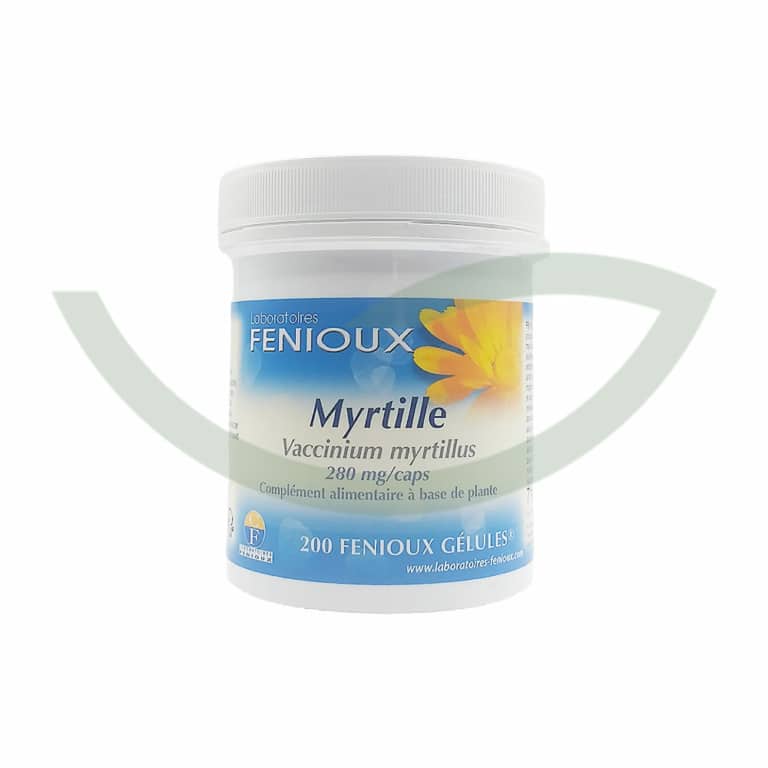 Myrtille 200 gélules Laboratoires Fenioux complément alimentaire maroc avant Myrtille 200 gélules Laboratoires Fenioux complément alimentaire maroc avant