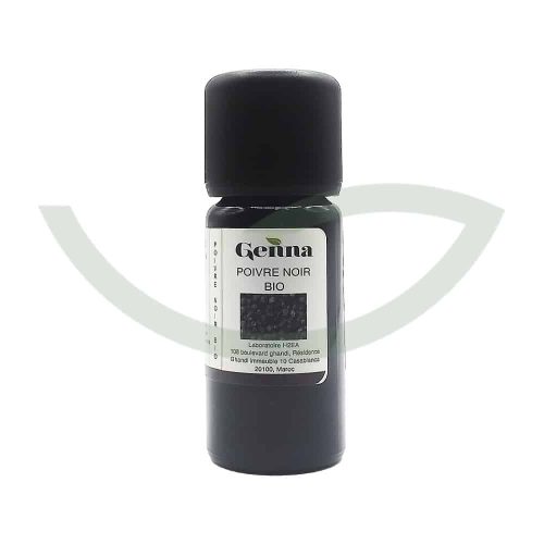 Huile Essentielle Poivre Noir Bio 10ml Genna Calmant Maroc