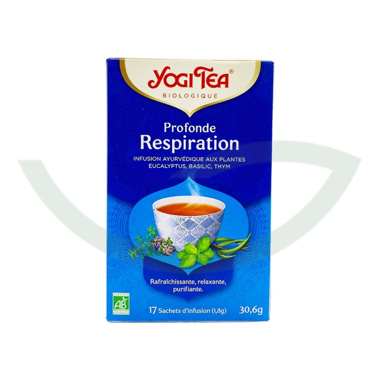 Profonde Respiration 17 Sachets Yogi Tea infusion bio Maroc