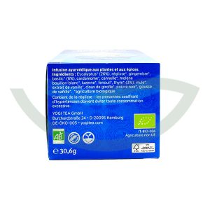 Profonde Respiration 17 Sachets Yogi Tea infusion bio Maroc