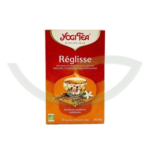 Réglisse 17 Sachets Yogi Tea infusion Maroc