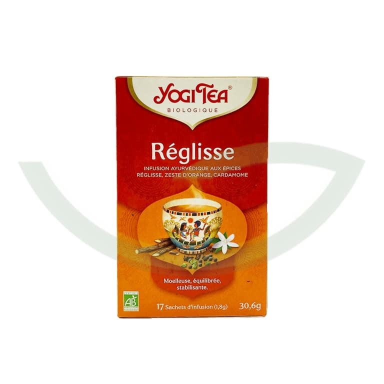 Réglisse 17 Sachets Yogi Tea infusion Maroc Réglisse 17 Sachets Yogi Tea infusion Maroc