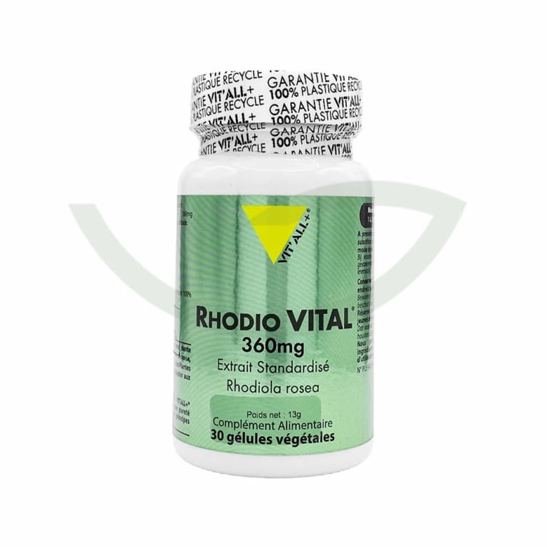 Rhodiola 30 gélules 360mg Vit'all+ Immunité Maroc Rhodiola 30 gélules 360mg Vit'all+ Immunité Maroc