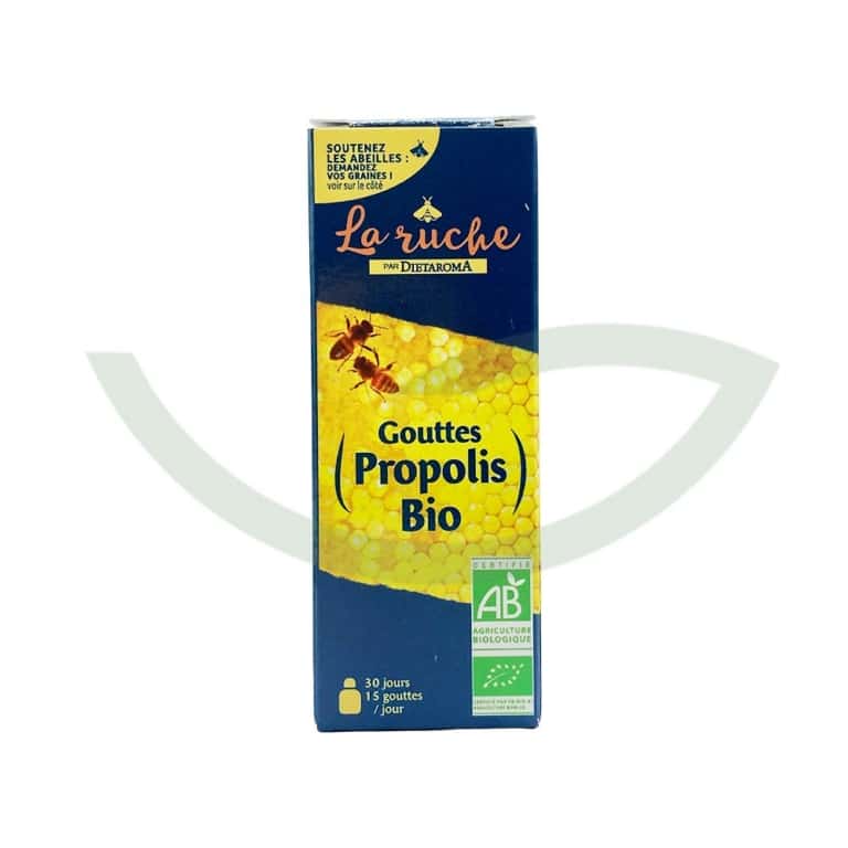 Gouttes propolis bio 15ml Dietaroma Antibactériennes Maroc