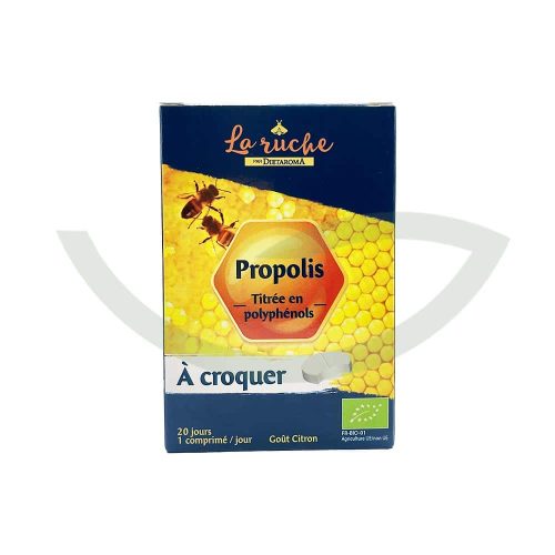 Propolis ultra bio 20 comprimés 500mg Dietaroma Protection de ruche Maroc