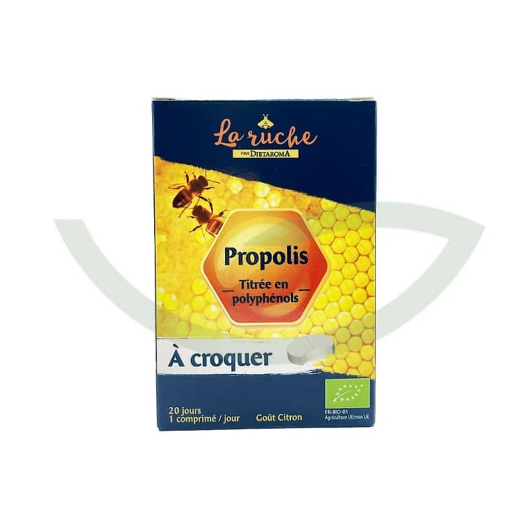 Propolis ultra bio 20 comprimés 500mg Dietaroma Protection de ruche Maroc