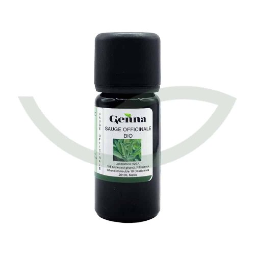 Huile Essentielle Sauge Officinale Bio 10ml Genna Antichute Maroc