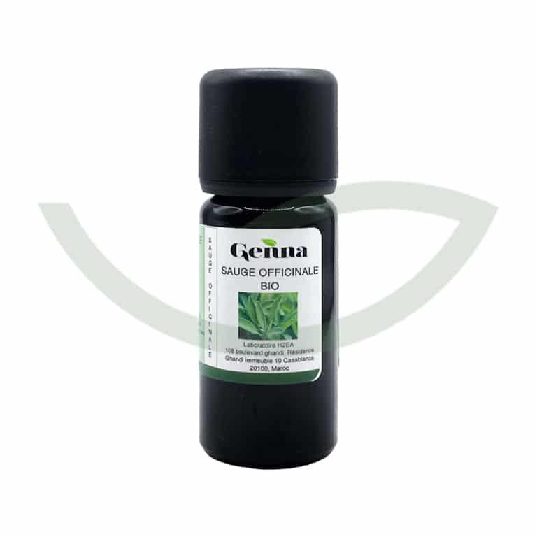 Huile Essentielle Sauge Officinale Bio 10ml Genna Antichute Maroc