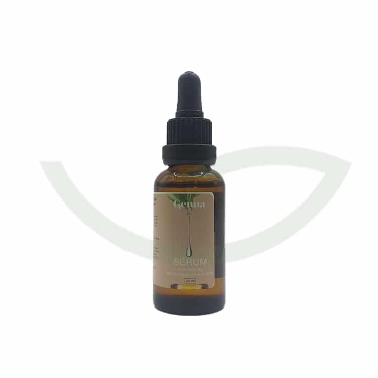 Huile Essentielle Sérum régulateur de sébum 30ml Genna éclaircissant Maroc avant