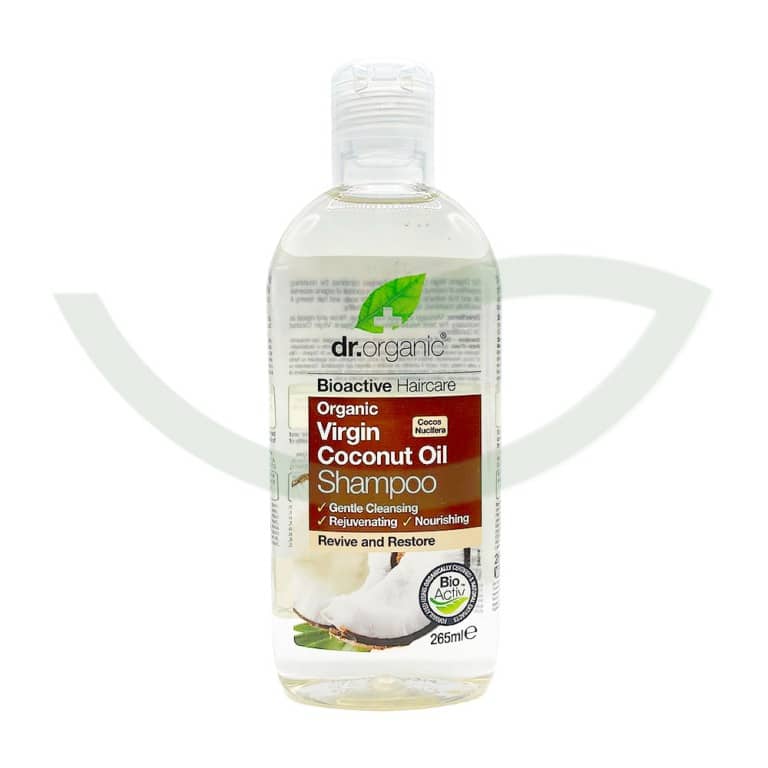 Shampoing huile noix coco vierge 265ml dr organic herboristerie principale maroc Shampoing huile noix coco vierge 265ml dr organic herboristerie principale maroc