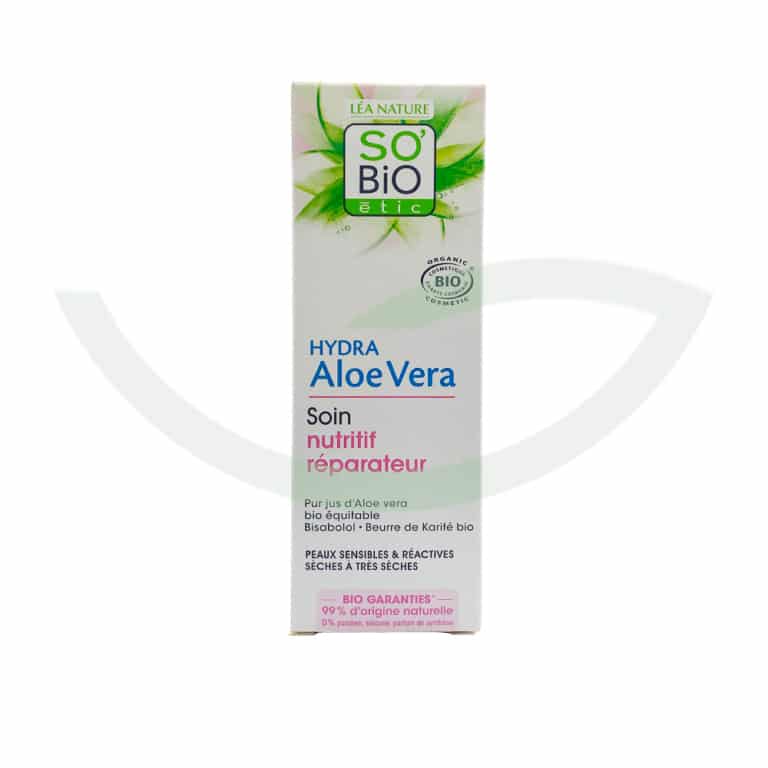 soin-nutritif-reparateur-aloe-vera-50ml-so-bio-herboristerie-principale-maroc-avant Crème Nutritive Réparatrice Hypoallergenique 50ml So Bio Soin Visage Maroc
