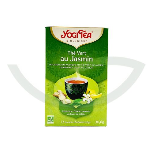Thé Vert au Jasmin 17 Sachets Yogi Tea Infusion Maroc