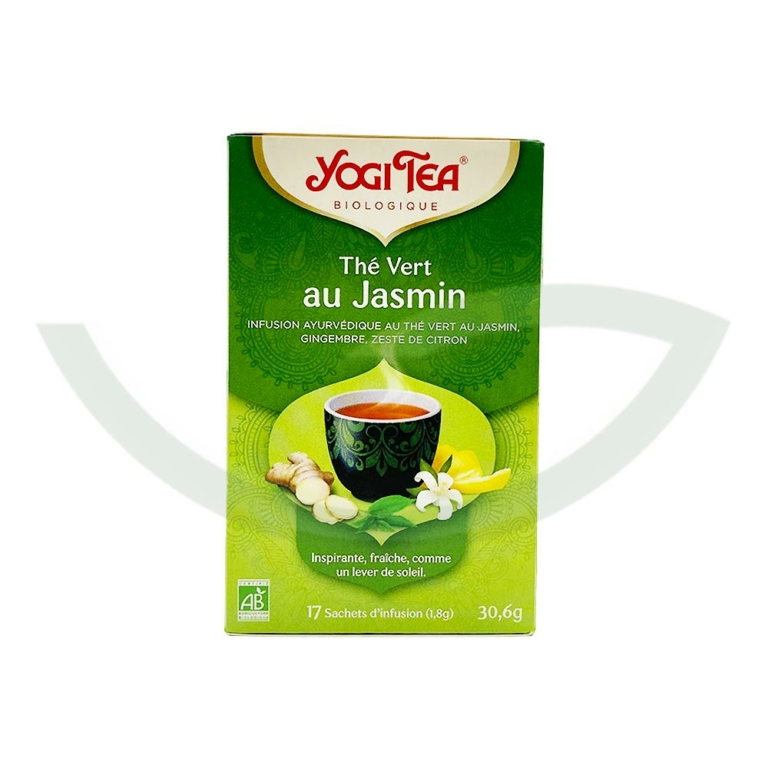 Thé Vert au Jasmin 17 Sachets Yogi Tea Infusion Maroc Thé Vert au Jasmin 17 Sachets Yogi Tea Infusion Maroc