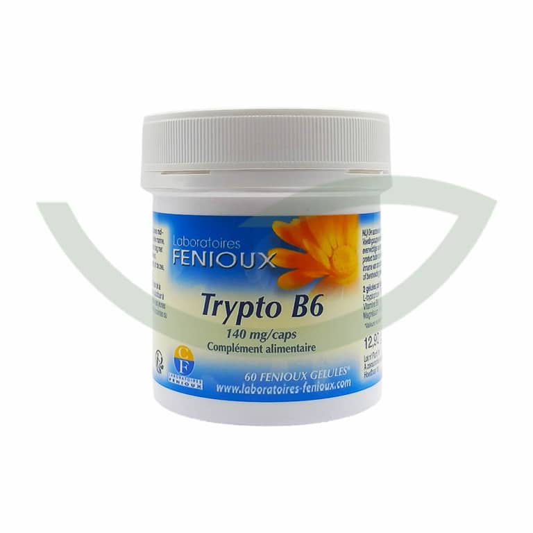 Trypto B6 60 gélules Laboratoires Fenioux complément alimentaire maroc avant Trypto B6 60 gélules Laboratoires Fenioux complément alimentaire maroc avant