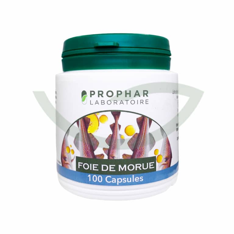 Foie de morue 100 Capsules Prophar Foie de morue 100 Capsules Prophar