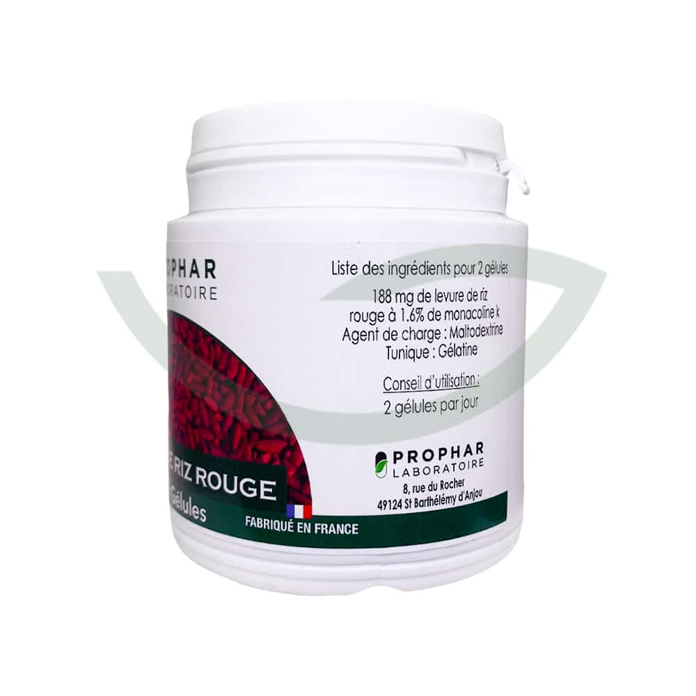 Levure de riz rouge - 100 gélules - Prophar