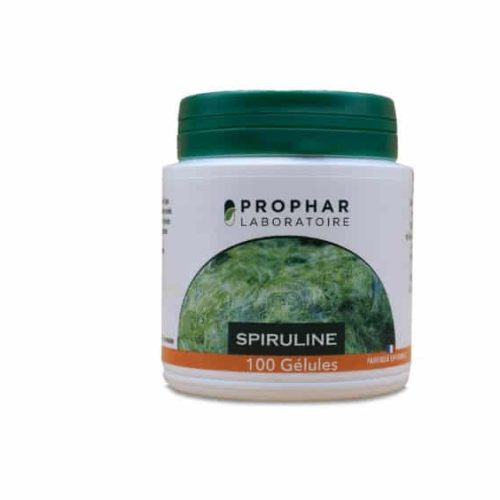 Spiruline 100 gélules prophar Spiruline 100 gélules prophar