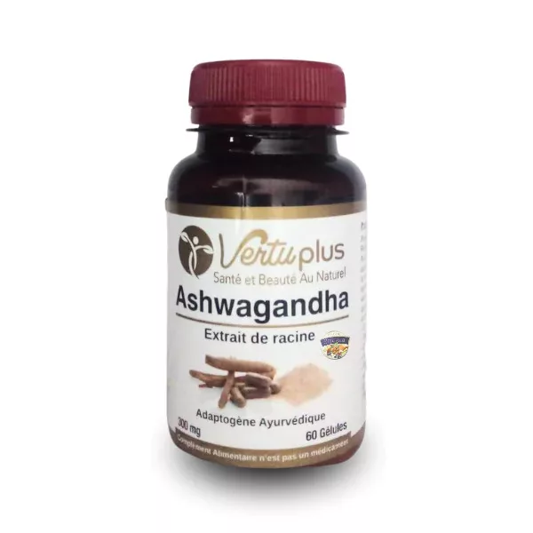 Ashwagandha 60 gélules Vertuplus