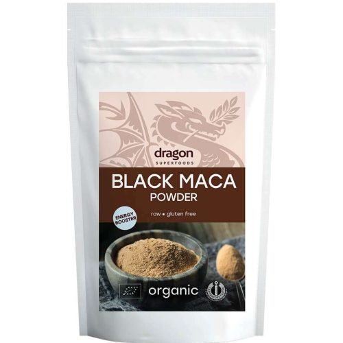Poudre de maca noire – 100 g – Dragon Superfoods Poudre de maca noire 100 g Dragon Superfoods