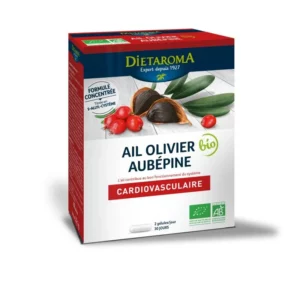 Ail olivier aubépine-60-gélules-Dietaroma-Maroc