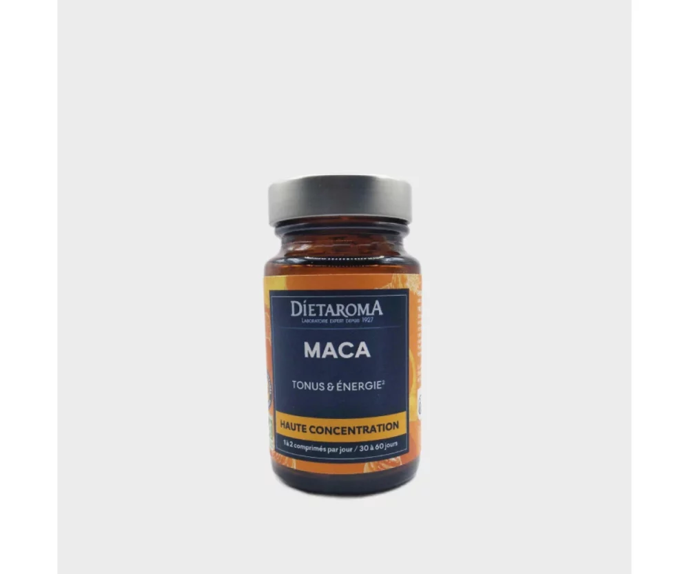 Maca tonus et énergie-60-Comprimés-Dietaroma-Maroc