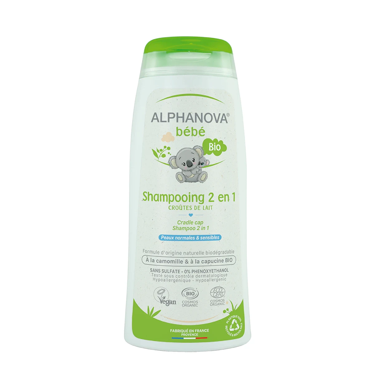 Shampoing bébé bio – 200ml – Alphanova