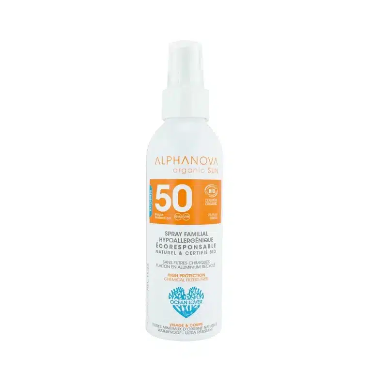 Spray solaire bio familial - 150g - Alphanova