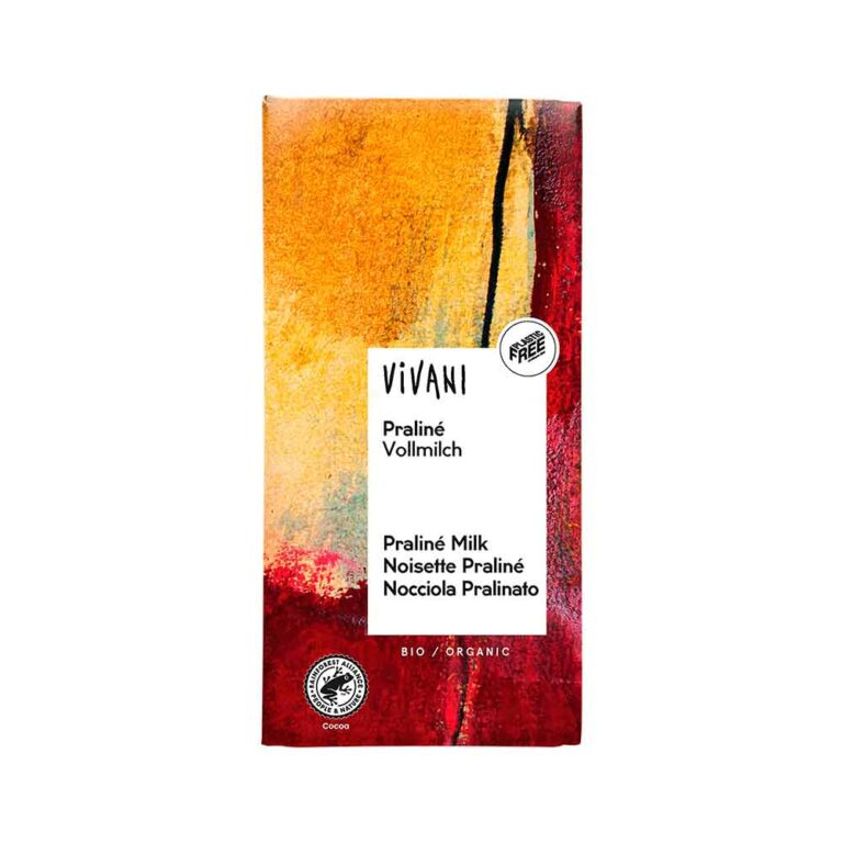 Tablette de chocolat praliné 100g bio Vivani Maroc Tablette de chocolat praliné 100g bio Vivani Maroc
