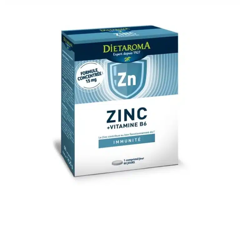 Zinc vitamine B6 immunité-15mg-Dietaroma-Maroc Zinc vitamine B6 immunité-15mg-Dietaroma-Maroc