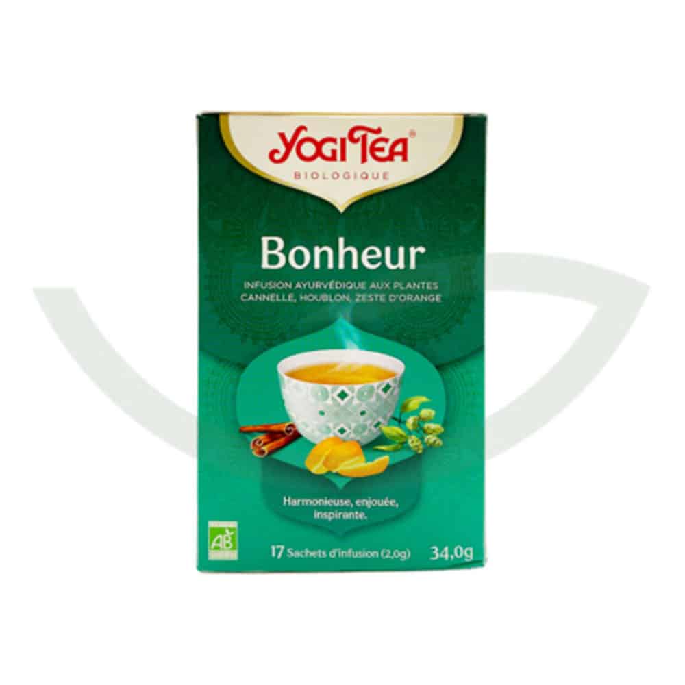 Bonheur 17 Sachets Yogi Tea Infusion bio Maroc Bonheur 17 Sachets Yogi Tea Infusion bio Maroc