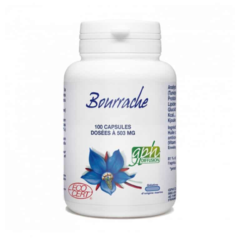 Bourrache Bio 100 capsules 503mg GPH Bourrache Bio 100 capsules 503mg GPH