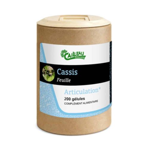 Cassis feuille 200 Gélules 250mg Cailleau Meilleure Circulation Sanguine Maroc