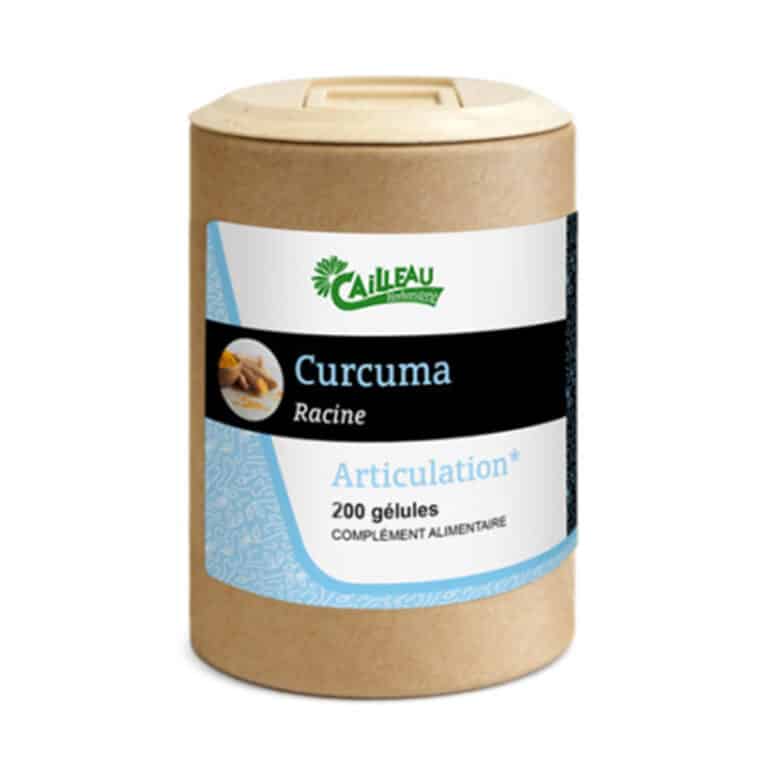 Curcuma Racine 200 Gélules 250mg Cailleau Confort Articulaire Maroc