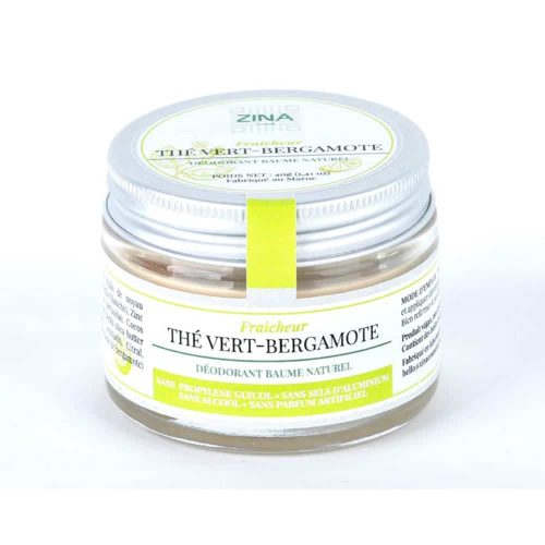 Déo baume fraicheur 40g Zina Cosmetik bio Maroc Déo baume fraicheur 40g Zina Cosmetik bio Maroc