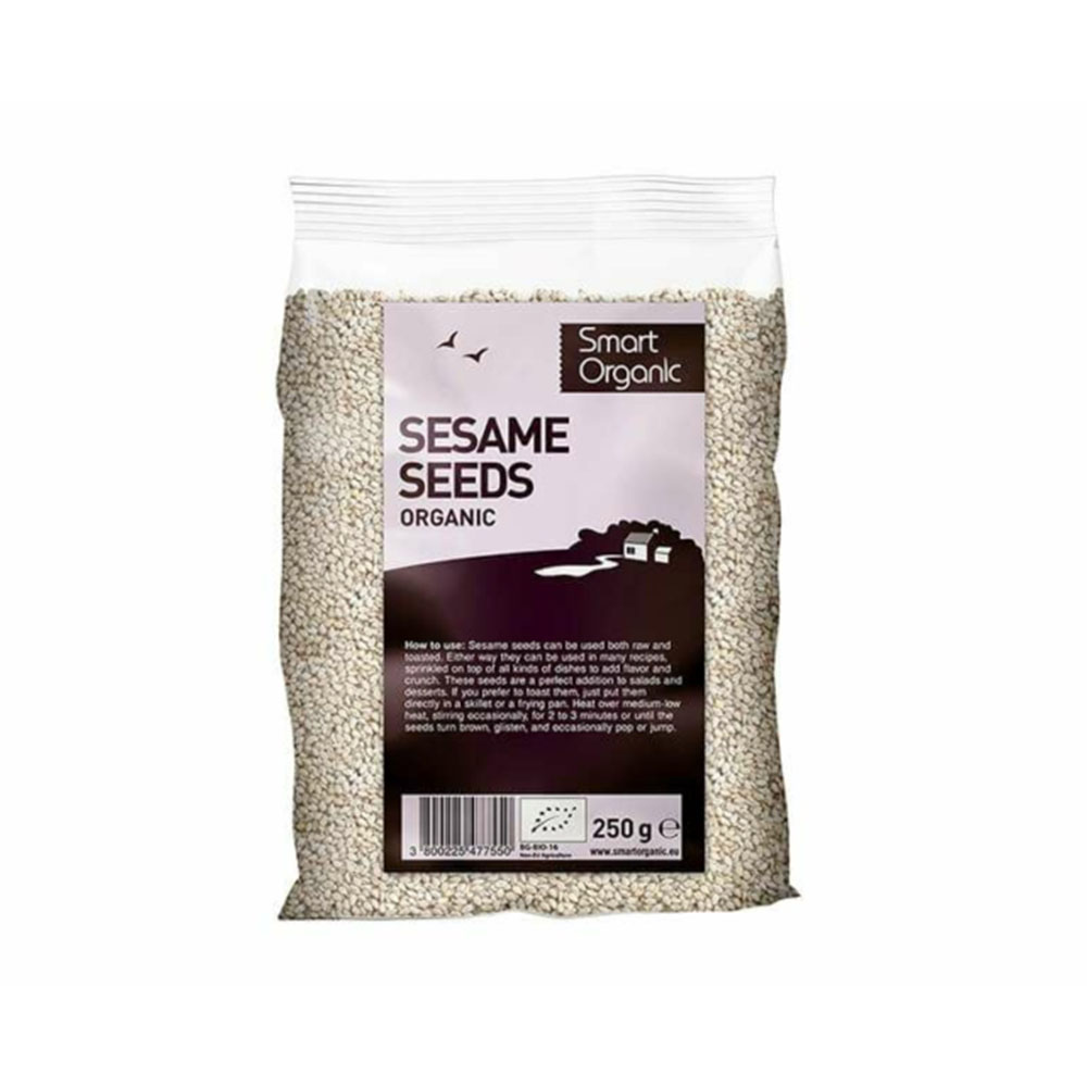 Graines sésame blanc bio – 250g – Smart Organic