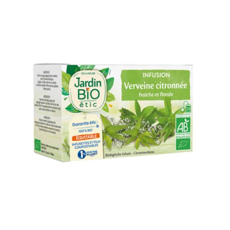 Infusion verveine citronnée 20 sachets Jardin BIO Détente Maroc Infusion verveine citronnée 20 sachets Jardin BIO Détente Maroc