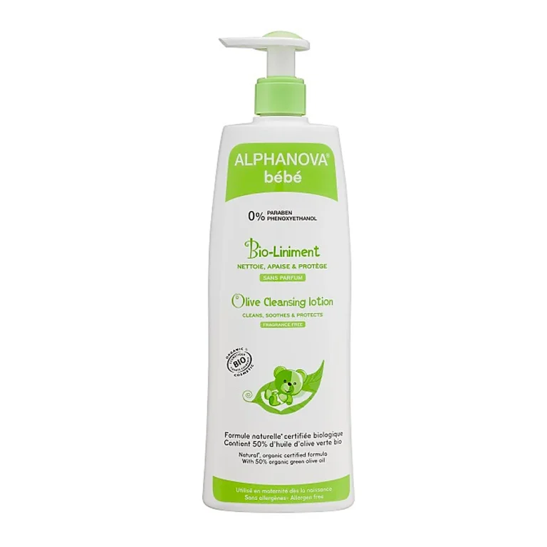 Liniment oléo-calcaire Alphanova Bébé Bio soin du siège 500ml