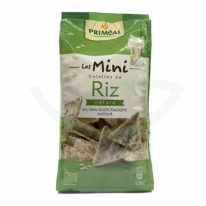 Mini Galettes de Riz nature 120g Priméal Aliment Bio Maroc