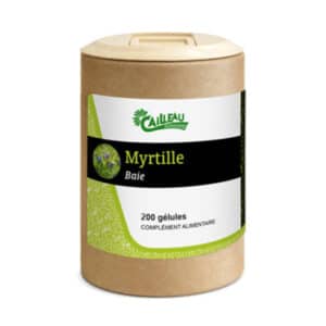 Myrtille Baie Jus Poudre Atomisée 100 Gélules 235mg Cailleau Coupe-faim Naturel Maroc