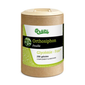 Orthosiphon feuille 100 gélules 200mg Cailleau Bien Être du Foie Maroc