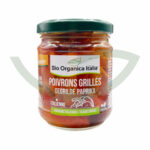 Poivrons grillés 190g Bio Organica Condiment bio Maroc